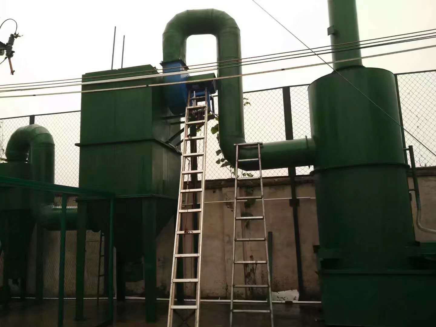 項城鑄造除塵風機使用現場